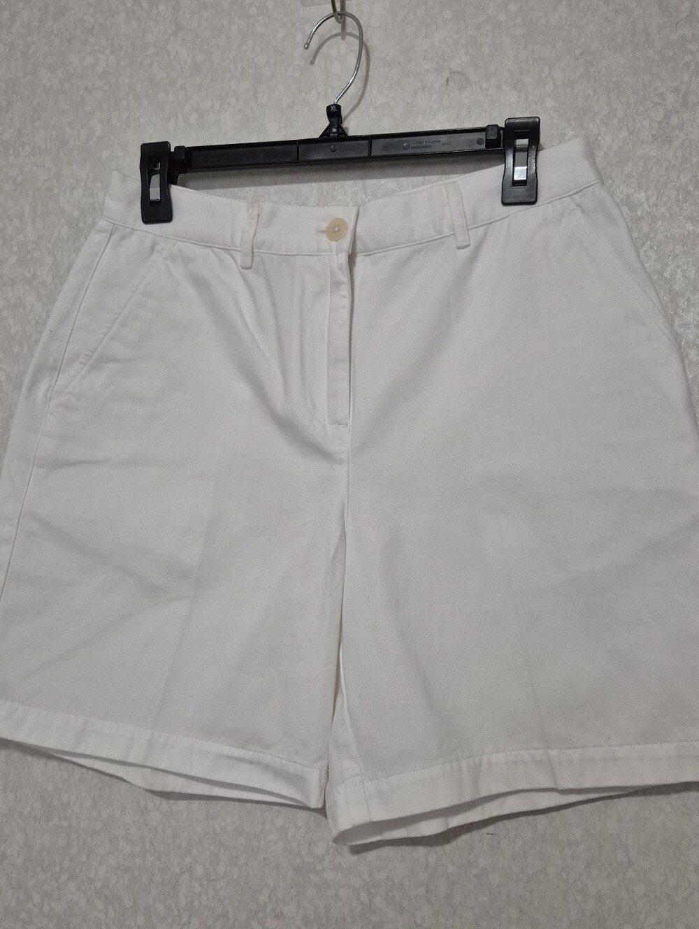 Lauren Ralph Lauren White High-Rise Classic Shorts....size:6 100% Cotton
